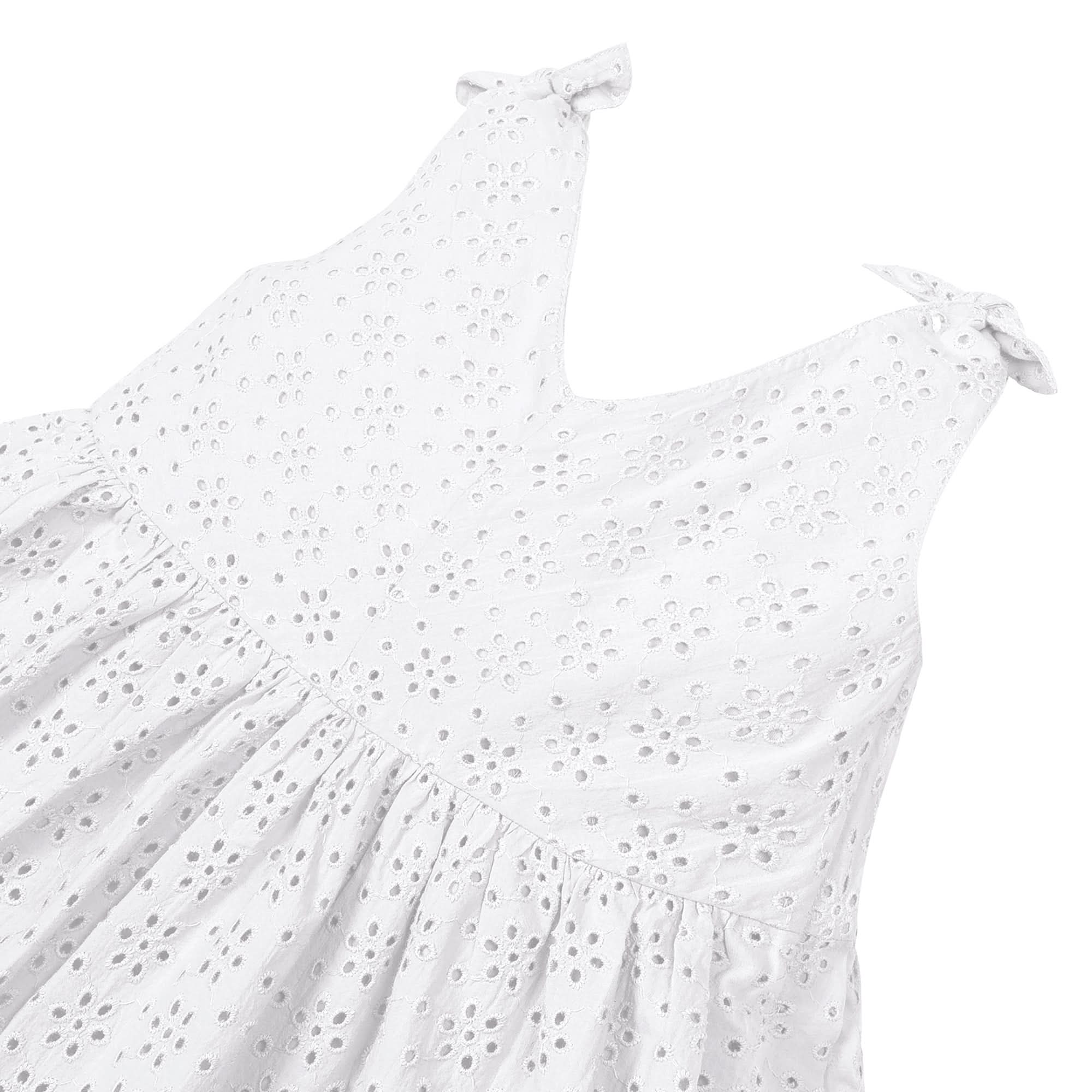 Image of Hope and Henry - Bow Shoulder Organic Swing Dress - Baby